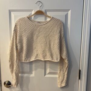 Garage Cream Knit Top